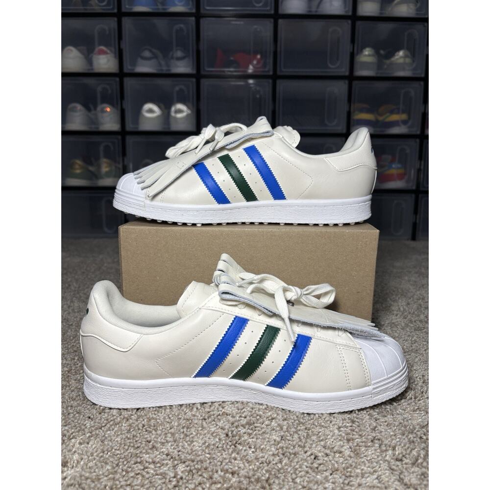 ADIDAS ROLLING LINKS SUPERSTAR Spikeless Golf Shoes Men’s Size 10 IH2500 NEW - Picture 2 of 6